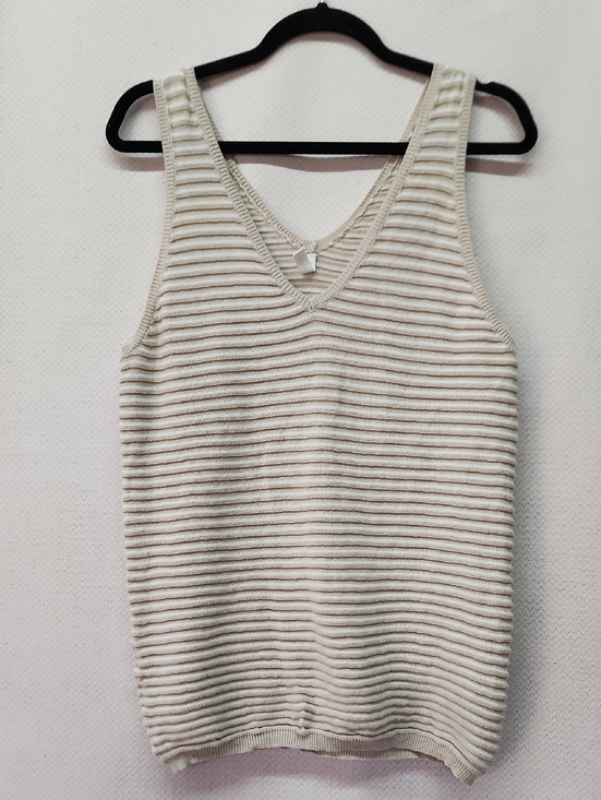 Wishlist Tops - Wishlist Ribbed V-Neck Tank Top - Cream
